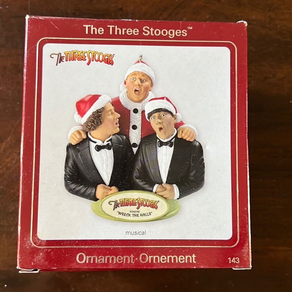 Three stooges ornement